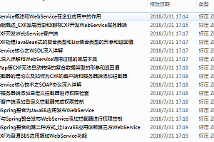 疯狂软件李刚WebService视频教程(15集)