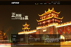 大气金融投资金色企业网站源码 v1.0