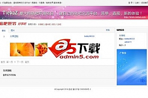 贴吧世界仿百度贴吧 v1.0