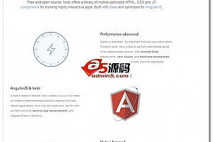 ionic HTML5 移动应用框架 v5.0.1 正式版