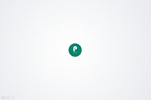 一个圆点——简约清新工作汇报ppt模板