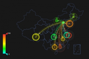 html5 echarts地图分布动画特效牛品源码-源码下载-源码社区-zblog主题插件-PHP源码-三合一源码-直播源码-短视频源码-APP源码-即时通讯-源码-交友源码牛品源码网