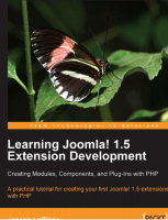 Learning Joomla! extension development 中文版PDF_PHP教程牛品源码-源码下载-源码社区-zblog主题插件-PHP源码-三合一源码-直播源码-短视频源码-APP源码-即时通讯-源码-交友源码牛品源码网