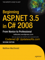 ASP.NET 3.5 入门_NET教程牛品源码-源码下载-源码社区-zblog主题插件-PHP源码-三合一源码-直播源码-短视频源码-APP源码-即时通讯-源码-交友源码牛品源码网