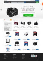 黑色的手机数码电子购物商城模板html下载_商城网站模板牛品源码-源码下载-源码社区-zblog主题插件-PHP源码-三合一源码-直播源码-短视频源码-APP源码-即时通讯-源码-交友源码牛品源码网