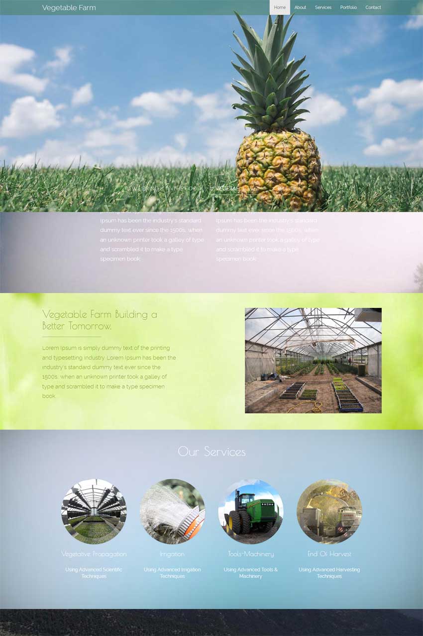 绿色的蔬菜种植介绍页面滚动html5模板_html单页模板牛品源码-源码下载-源码社区-zblog主题插件-PHP源码-三合一源码-直播源码-短视频源码-APP源码-即时通讯-源码-交友源码牛品源码网
