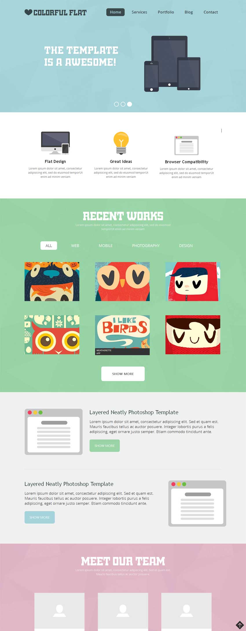 扁平漫画风格响应式设计师单页模板html下载_html单页模板牛品源码-源码下载-源码社区-zblog主题插件-PHP源码-三合一源码-直播源码-短视频源码-APP源码-即时通讯-源码-交友源码牛品源码网