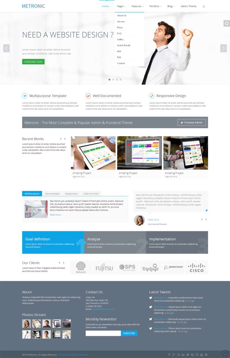 白色简洁的IT软件公司模板bootstrap响应式网站模板下载_响应式网站模板牛品源码-源码下载-源码社区-zblog主题插件-PHP源码-三合一源码-直播源码-短视频源码-APP源码-即时通讯-源码-交友源码牛品源码网