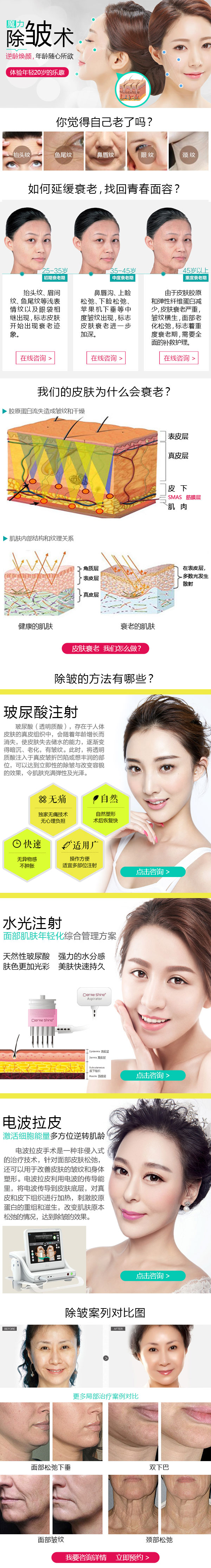 整形美容除皱嫩肤专题手机网站设计模板_网站专题模板牛品源码-源码下载-源码社区-zblog主题插件-PHP源码-三合一源码-直播源码-短视频源码-APP源码-即时通讯-源码-交友源码牛品源码网