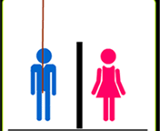 厕所男女搞笑QQ表情_QQ表情