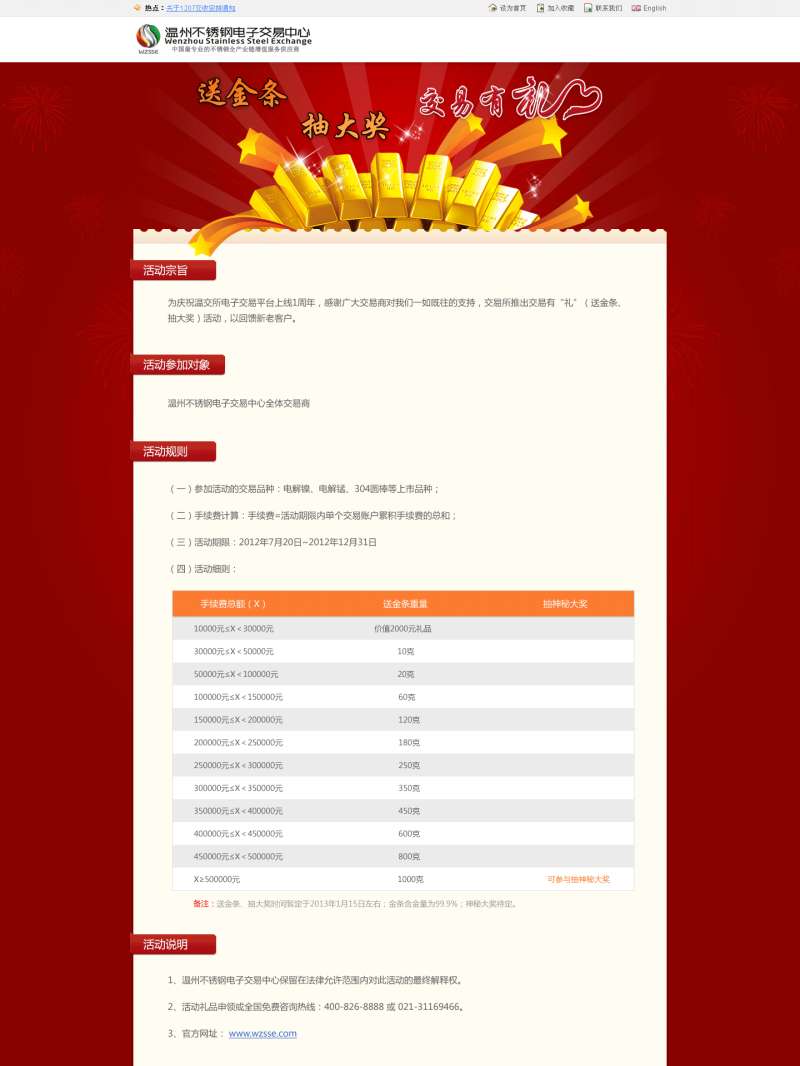 温州不锈钢交易所抽奖活动页面模板红色喜庆的页面模板下载_网站专题模板牛品源码-源码下载-源码社区-zblog主题插件-PHP源码-三合一源码-直播源码-短视频源码-APP源码-即时通讯-源码-交友源码牛品源码网