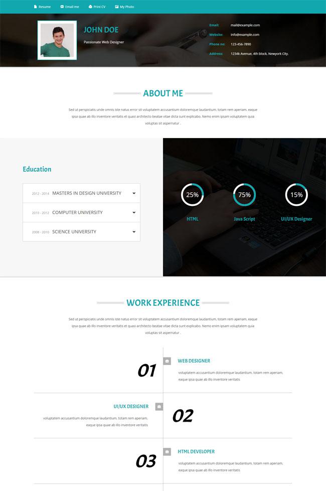 工程师个人简介html5模板牛品源码-源码下载-源码社区-zblog主题插件-PHP源码-三合一源码-直播源码-短视频源码-APP源码-即时通讯-源码-交友源码牛品源码网