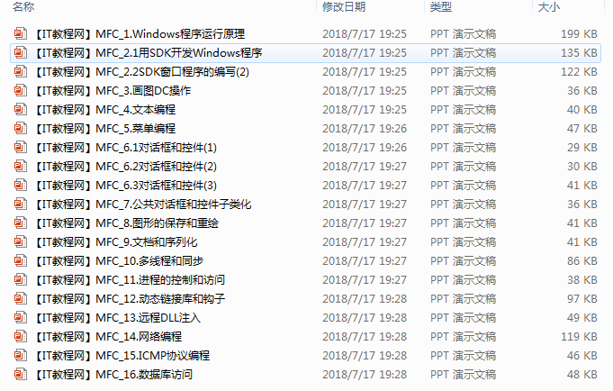 MFC基础学习PPT课件（16个）牛品源码-源码下载-源码社区-zblog主题插件-PHP源码-三合一源码-直播源码-短视频源码-APP源码-即时通讯-源码-交友源码牛品源码网