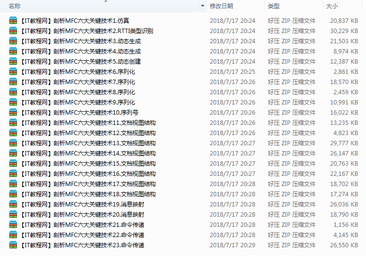 剖析MFC六大关键技术视频教程(23集)牛品源码-源码下载-源码社区-zblog主题插件-PHP源码-三合一源码-直播源码-短视频源码-APP源码-即时通讯-源码-交友源码牛品源码网
