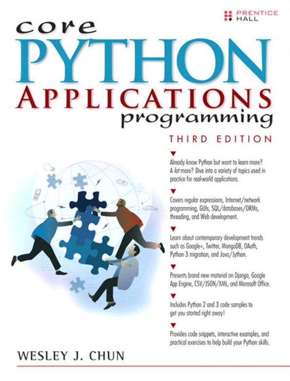 Python核心编程 (第3版) 英文版_Python教程牛品源码-源码下载-源码社区-zblog主题插件-PHP源码-三合一源码-直播源码-短视频源码-APP源码-即时通讯-源码-交友源码牛品源码网
