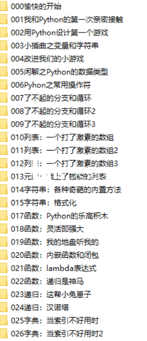 python零基础1-30讲整合包_Python教程牛品源码-源码下载-源码社区-zblog主题插件-PHP源码-三合一源码-直播源码-短视频源码-APP源码-即时通讯-源码-交友源码牛品源码网