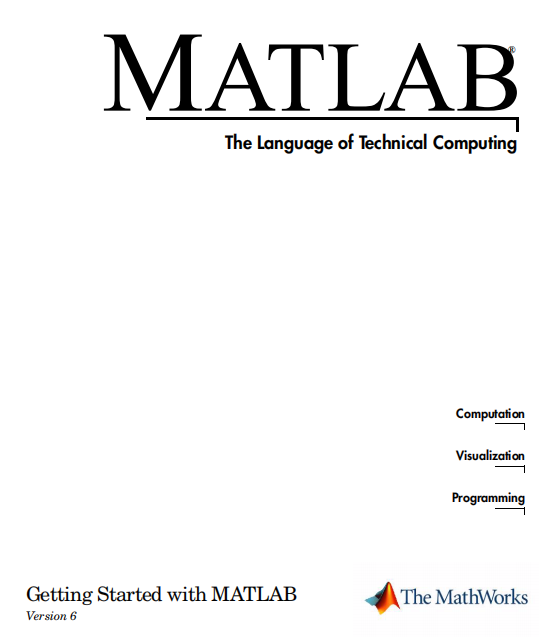 MATLAB 入门手册 英文PDF牛品源码-源码下载-源码社区-zblog主题插件-PHP源码-三合一源码-直播源码-短视频源码-APP源码-即时通讯-源码-交友源码牛品源码网