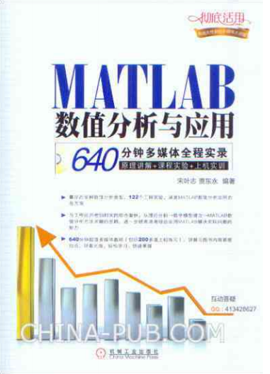 MATLAB数值分析与应用 (宋叶志 贾东永) 中文牛品源码-源码下载-源码社区-zblog主题插件-PHP源码-三合一源码-直播源码-短视频源码-APP源码-即时通讯-源码-交友源码牛品源码网