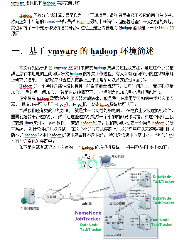 vmware虚拟机下hadoop集群安装过程牛品源码-源码下载-源码社区-zblog主题插件-PHP源码-三合一源码-直播源码-短视频源码-APP源码-即时通讯-源码-交友源码牛品源码网