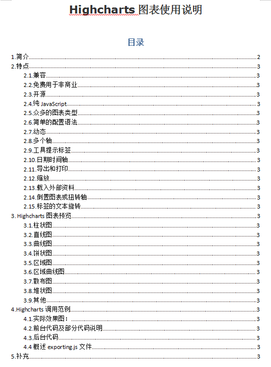 Highcharts图表使用说明 中文WORD版_前端开发教程牛品源码-源码下载-源码社区-zblog主题插件-PHP源码-三合一源码-直播源码-短视频源码-APP源码-即时通讯-源码-交友源码牛品源码网