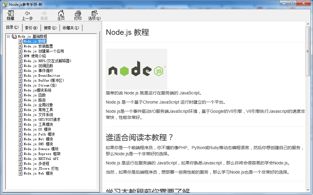 Node.js参考手册 中文CHM版_前端开发教程牛品源码-源码下载-源码社区-zblog主题插件-PHP源码-三合一源码-直播源码-短视频源码-APP源码-即时通讯-源码-交友源码牛品源码网
