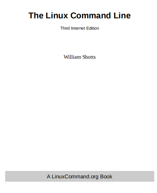 The Linux Command Line 英文PDF_操作系统教程牛品源码-源码下载-源码社区-zblog主题插件-PHP源码-三合一源码-直播源码-短视频源码-APP源码-即时通讯-源码-交友源码牛品源码网