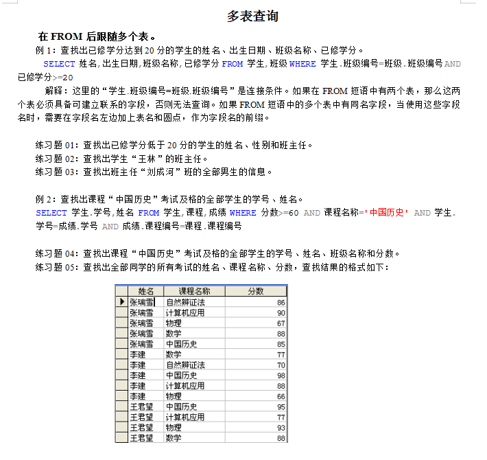 查询练习题网络数据库_数据库教程牛品源码-源码下载-源码社区-zblog主题插件-PHP源码-三合一源码-直播源码-短视频源码-APP源码-即时通讯-源码-交友源码牛品源码网