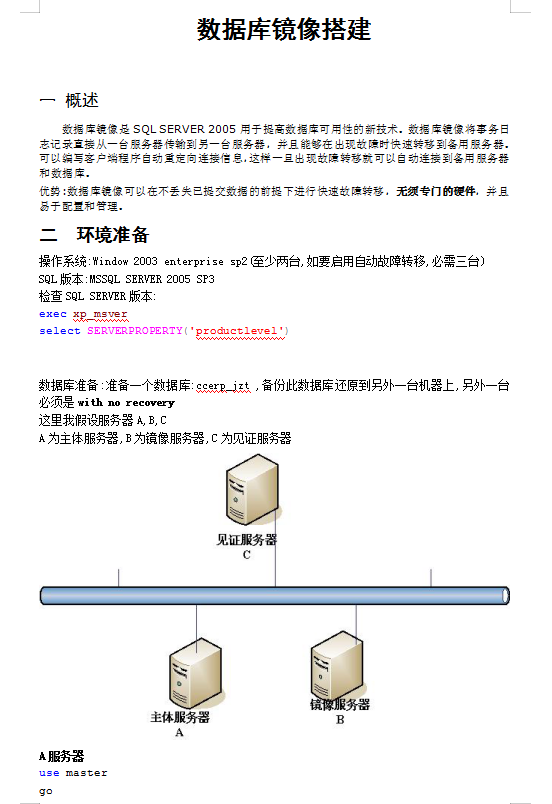sqlserver高级：数据库镜像_数据库教程牛品源码-源码下载-源码社区-zblog主题插件-PHP源码-三合一源码-直播源码-短视频源码-APP源码-即时通讯-源码-交友源码牛品源码网