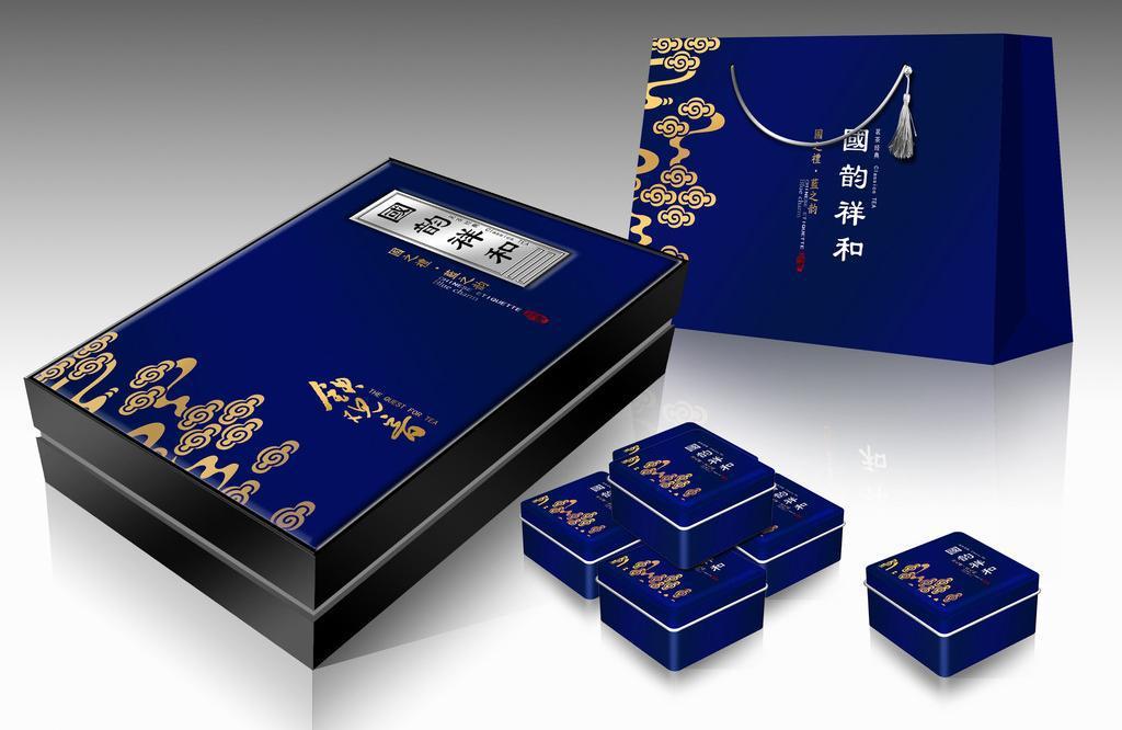 ​深蓝底茶叶包装vi牛品源码-源码下载-源码社区-zblog主题插件-PHP源码-三合一源码-直播源码-短视频源码-APP源码-即时通讯-源码-交友源码牛品源码网