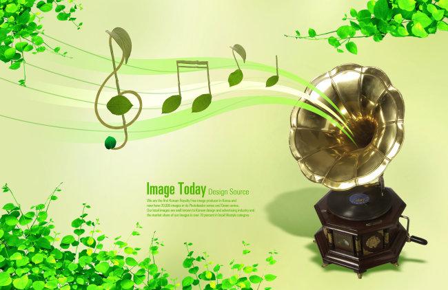 留声机和音乐音符牛品源码-源码下载-源码社区-zblog主题插件-PHP源码-三合一源码-直播源码-短视频源码-APP源码-即时通讯-源码-交友源码牛品源码网