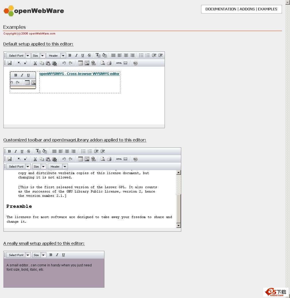 openWYSIWYG v1.4.7牛品源码-源码下载-源码社区-zblog主题插件-PHP源码-三合一源码-直播源码-短视频源码-APP源码-即时通讯-源码-交友源码牛品源码网