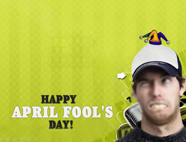 Happy April Fool\'s Day——搞怪整蛊的万圣节ppt模板牛品源码-源码下载-源码社区-zblog主题插件-PHP源码-三合一源码-直播源码-短视频源码-APP源码-即时通讯-源码-交友源码牛品源码网