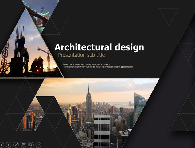 三角形创意拼图建筑行业工作汇报ppt模板牛品源码-源码下载-源码社区-zblog主题插件-PHP源码-三合一源码-直播源码-短视频源码-APP源码-即时通讯-源码-交友源码牛品源码网