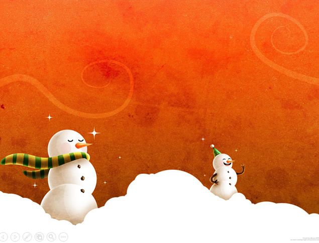 雪地中的小雪人红色喜庆ppt模板牛品源码-源码下载-源码社区-zblog主题插件-PHP源码-三合一源码-直播源码-短视频源码-APP源码-即时通讯-源码-交友源码牛品源码网