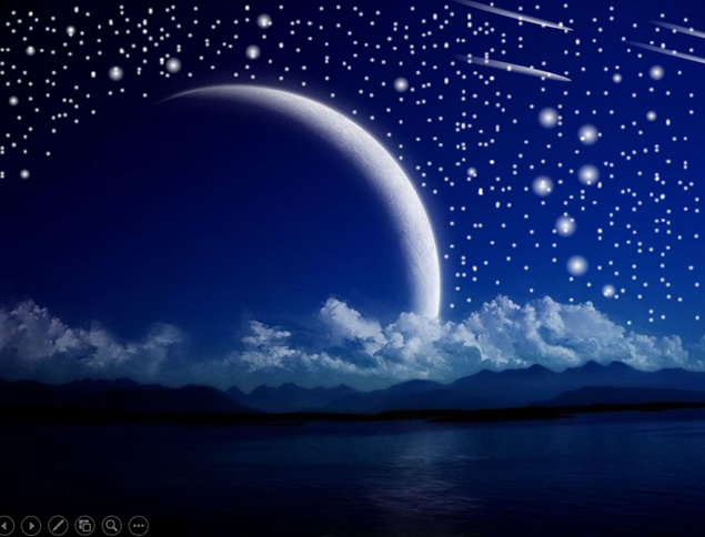 划过夜空的流星——流星雨效果动画ppt模板牛品源码-源码下载-源码社区-zblog主题插件-PHP源码-三合一源码-直播源码-短视频源码-APP源码-即时通讯-源码-交友源码牛品源码网