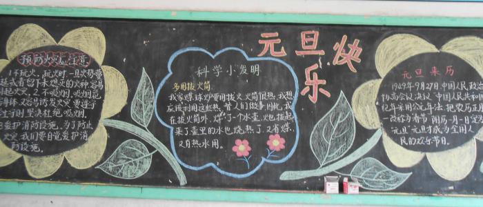 元旦快乐黑板报版面设计牛品源码-源码下载-源码社区-zblog主题插件-PHP源码-三合一源码-直播源码-短视频源码-APP源码-即时通讯-源码-交友源码牛品源码网
