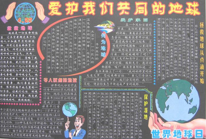 爱护地球校园黑板报图片牛品源码-源码下载-源码社区-zblog主题插件-PHP源码-三合一源码-直播源码-短视频源码-APP源码-即时通讯-源码-交友源码牛品源码网