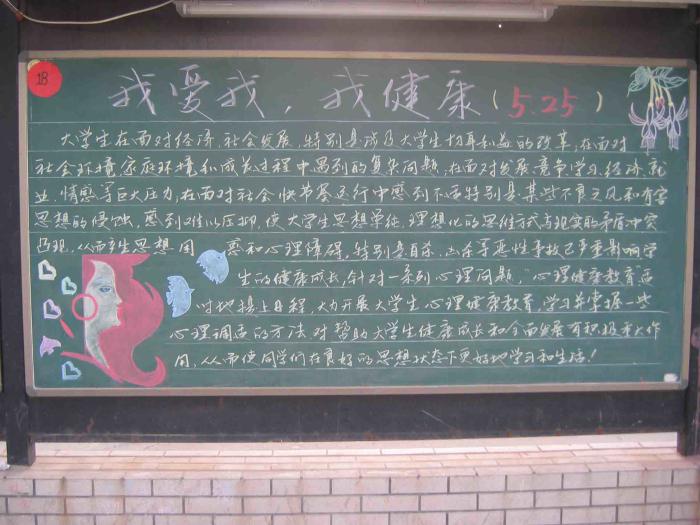 “我爱我,我健康”大学生黑板报图片牛品源码-源码下载-源码社区-zblog主题插件-PHP源码-三合一源码-直播源码-短视频源码-APP源码-即时通讯-源码-交友源码牛品源码网