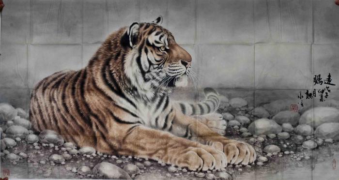 凶猛的老虎工笔画牛品源码-源码下载-源码社区-zblog主题插件-PHP源码-三合一源码-直播源码-短视频源码-APP源码-即时通讯-源码-交友源码牛品源码网