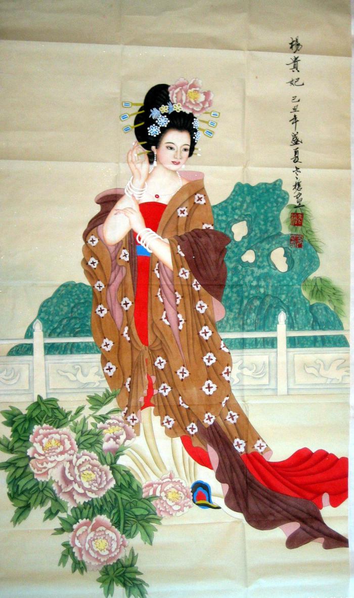 杨贵妃工笔画人物作品图片牛品源码-源码下载-源码社区-zblog主题插件-PHP源码-三合一源码-直播源码-短视频源码-APP源码-即时通讯-源码-交友源码牛品源码网