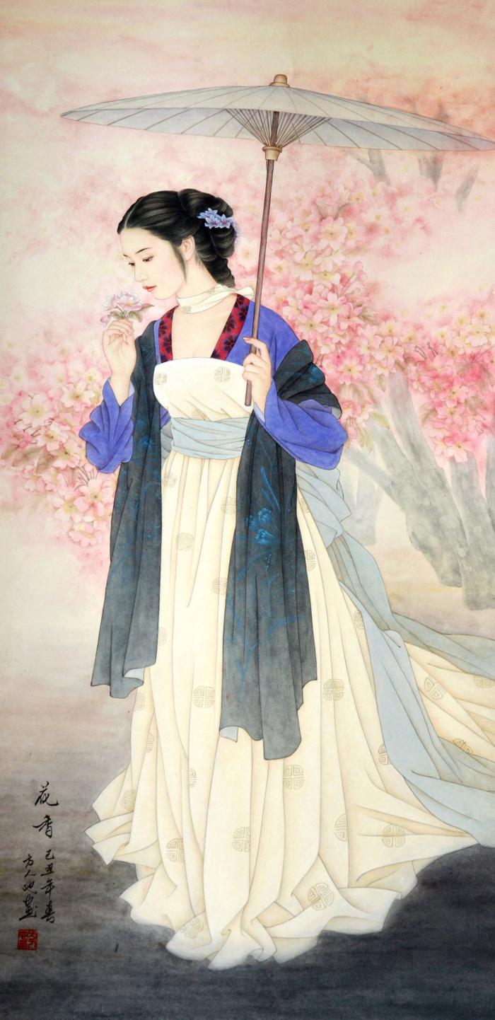 著名画家方人也工笔画人物图片牛品源码-源码下载-源码社区-zblog主题插件-PHP源码-三合一源码-直播源码-短视频源码-APP源码-即时通讯-源码-交友源码牛品源码网