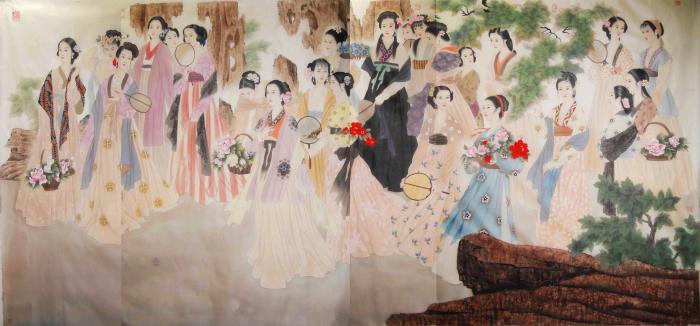 工笔人物仕女画牛品源码-源码下载-源码社区-zblog主题插件-PHP源码-三合一源码-直播源码-短视频源码-APP源码-即时通讯-源码-交友源码牛品源码网