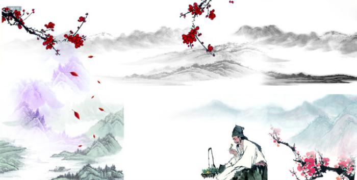 中国风水墨山水人物写意背景图牛品源码-源码下载-源码社区-zblog主题插件-PHP源码-三合一源码-直播源码-短视频源码-APP源码-即时通讯-源码-交友源码牛品源码网