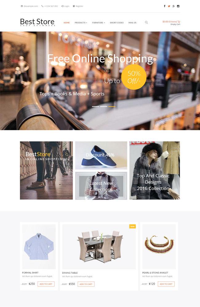 响应式网上商店CSS3模板牛品源码-源码下载-源码社区-zblog主题插件-PHP源码-三合一源码-直播源码-短视频源码-APP源码-即时通讯-源码-交友源码牛品源码网