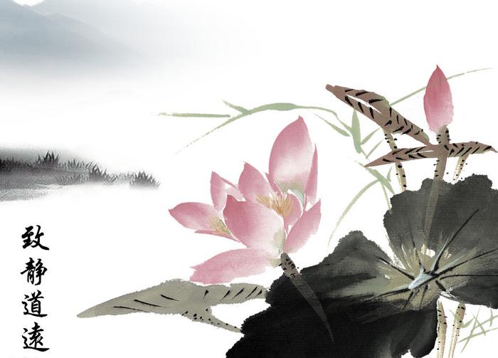 水墨画莲花牛品源码-源码下载-源码社区-zblog主题插件-PHP源码-三合一源码-直播源码-短视频源码-APP源码-即时通讯-源码-交友源码牛品源码网