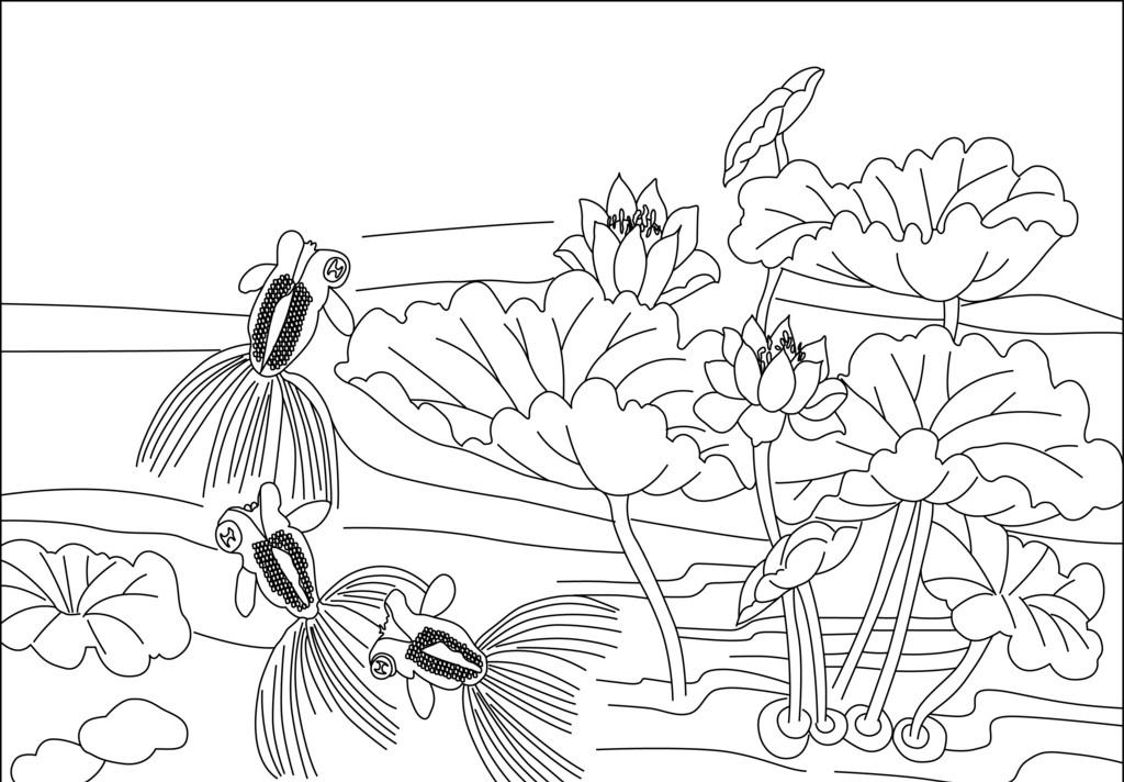 素描池塘荷花画牛品源码-源码下载-源码社区-zblog主题插件-PHP源码-三合一源码-直播源码-短视频源码-APP源码-即时通讯-源码-交友源码牛品源码网