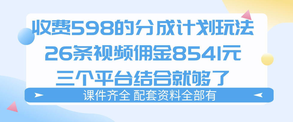 拆解外面收费1980的分成计划猫咪vlog玩法，三天佣金8541(仅供参考)牛品源码-源码下载-源码社区-zblog主题插件-PHP源码-三合一源码-直播源码-短视频源码-APP源码-即时通讯-源码-交友源码牛品源码