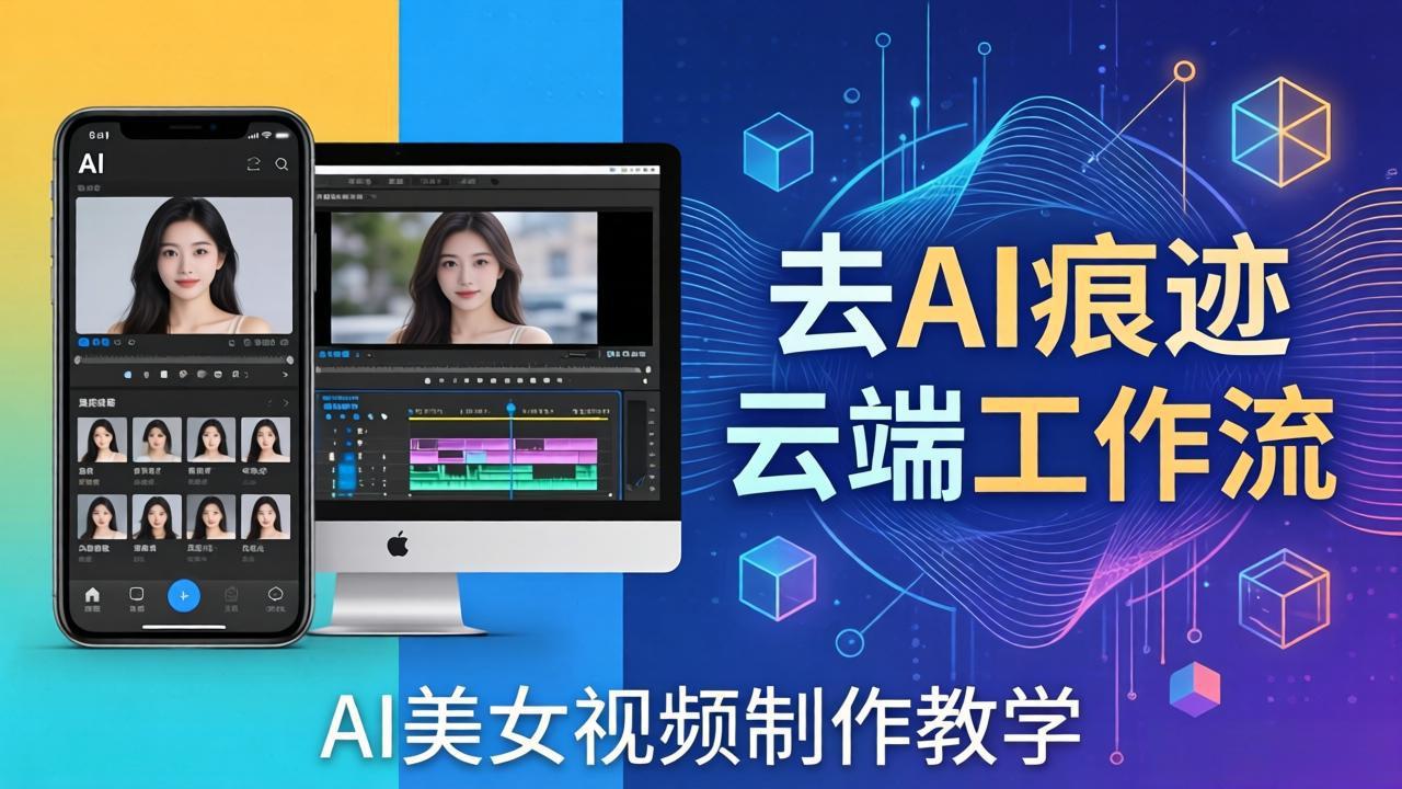 AI美女视频制作教学：去AI痕迹，云端工作流出图，手机电脑均可，不需要配置牛品源码-源码下载-源码社区-zblog主题插件-PHP源码-三合一源码-直播源码-短视频源码-APP源码-即时通讯-源码-交友源码牛品源码