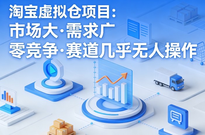 淘宝虚拟仓项目，市场大，需求广，零竞争，赛道几乎没人操作(更新0410)牛品源码-源码下载-源码社区-zblog主题插件-PHP源码-三合一源码-直播源码-短视频源码-APP源码-即时通讯-源码-交友源码牛品源码