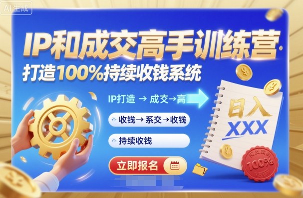 带你成为IP和成交高手的训练营,打造100%持续收钱系统牛品源码-源码下载-源码社区-zblog主题插件-PHP源码-三合一源码-直播源码-短视频源码-APP源码-即时通讯-源码-交友源码牛品源码